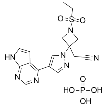 Baricitinib phosphate(LY3009104 phosphate INCB028050 phosphate)ͼƬ