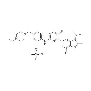 Abemaciclib methanesulfonate(LY2835219 methanesulfonate)ͼƬ