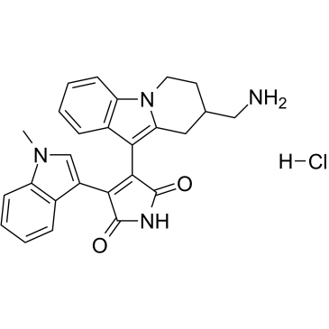 Bisindolylmaleimide X hydrochloride(BIM-X hydrochloride Ro31-8425 hydrochloride)ͼƬ