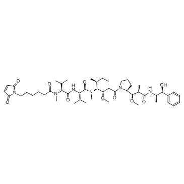 Mc-MMAE(Maleimidocaproyl-monomethylauristatin E)ͼƬ