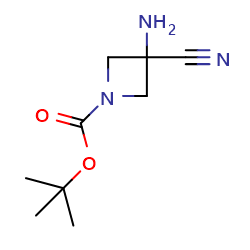 Tert-butyl3-amino-3-cyanoazetidine-1-carboxylateͼƬ