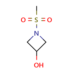 1-Methanesulfonylazetidin-3-OLͼƬ