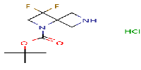 Tert-butyl3,3-difluoro-1,6-diazaspiro[3,3]heptane-1-carboxylatehydrochlorideͼƬ