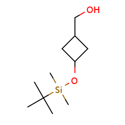 trans-3-[[(1,1-Dimethylethyl)dimethylsilyl]oxy]cyclobutanemethanolͼƬ