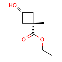 Ethyl(1s,3r)-3-hydroxy-1-methylcyclobutane-1-carboxylateͼƬ