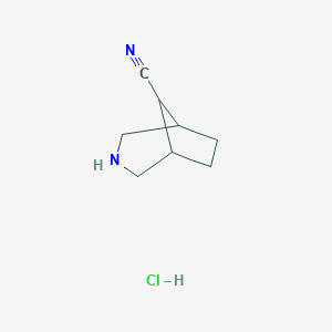 3-Azabicyclo[3,2,1]octane-8-carbonitrilehydrochlorideͼƬ