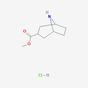 Methyl8-azabicyclo[3,2,1]octane-3-carboxylatehydrochlorideͼƬ