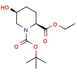 1-tert-butyl2-ethyl(2S,5S)-5-hydroxypiperidine-1,2-dicarboxylateͼƬ