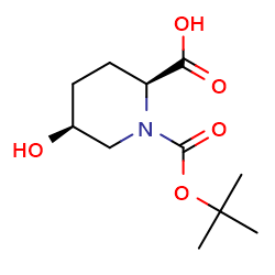 (2S,5S)-1-[(tert-butoxy)carbonyl]-5-hydroxypiperidine-2-carboxylicacidͼƬ