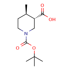 trans-1-tert-butoxycarbonyl-4-methyl-piperidine-3-carboxylicacidͼƬ