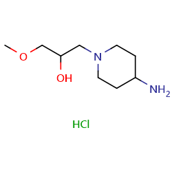 1-(4-aminopiperidin-1-yl)-3-methoxypropan-2-olhydrochlorideͼƬ