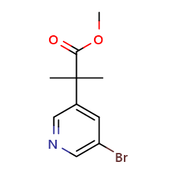 methyl2-(5-bromopyridin-3-yl)-2-methylpropanoateͼƬ