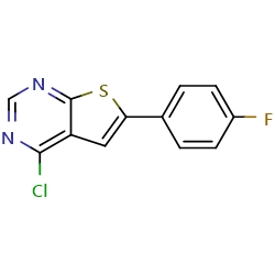 4-chloro-6-(4-fluorophenyl)thieno[2,3-d]pyrimidineͼƬ