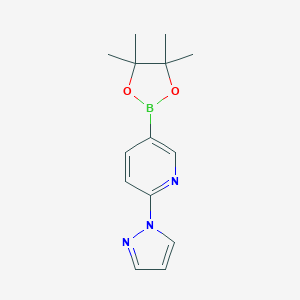 2-(1H-pyrazol-1-yl)-5-(4,4,5,5-tetramethyl-1,3,2-dioxaborolan-2-yl)pyridineͼƬ