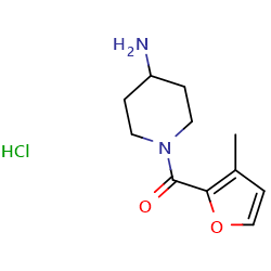 1-(3-methylfuran-2-carbonyl)piperidin-4-aminehydrochlorideͼƬ