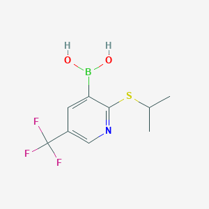 (2-(isopropylthio)-5-(trifluoromethyl)pyridin-3-yl)boronicacidͼƬ