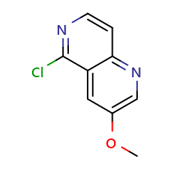 5-chloro-3-methoxy-1,6-naphthyridineͼƬ