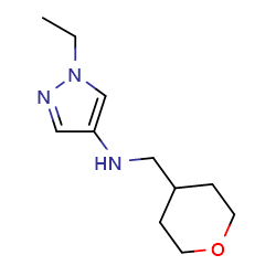 1-ethyl-N-[(oxan-4-yl)methyl]-1H-pyrazol-4-amineͼƬ