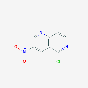 5-chloro-3-nitro-1,6-naphthyridineͼƬ