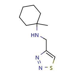 1-methyl-N-[(1,2,3-thiadiazol-4-yl)methyl]cyclohexan-1-amineͼƬ