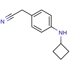 2-[4-(cyclobutylamino)phenyl]acetonitrileͼƬ