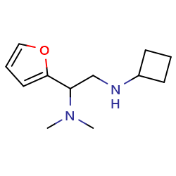 N-[2-(dimethylamino)-2-(furan-2-yl)ethyl]cyclobutanamineͼƬ