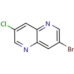 3-bromo-7-chloro-1,5-naphthyridineͼƬ