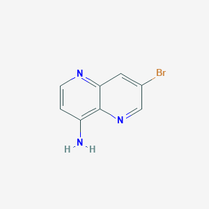 7-bromo-1,5-naphthyridin-4-amineͼƬ