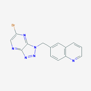 6-[(6-Bromo-1H-[1,2,3]triazolo[4,5-b]pyrazin-1-yl)methyl]quinolineͼƬ