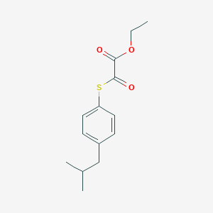 Ethyl 2-(4-iso-butylphenyl)sulfanyl-2-oxo-acetateͼƬ