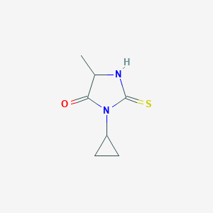 1-Cyclopropyl-4-methyl-2-sulfanyl-4,5-dihydro-1H-imidazol-5-oneͼƬ