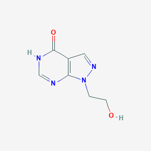 1-(2-Hydroxy-ethyl)-1,5-dihydro-pyrazolo[3,4-d]pyrimidin-4-oneͼƬ