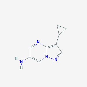 3-Cyclopropylpyrazolo[1,5-a]pyrimidin-6-amineͼƬ