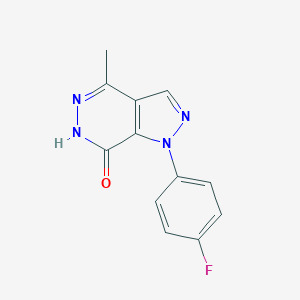 1-(4-fluorophenyl)-4-methyl-1,6-dihydro-7H-pyrazolo[3,4-d]pyridazin-7-oneͼƬ