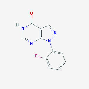 1-(2-Fluorophenyl)-1,5-dihydro-4H-pyrazolo[3,4-d]pyrimidin-4-oneͼƬ