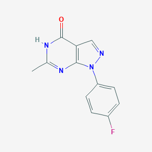 1-(4-Fluorophenyl)-6-methyl-1H,4H,5H-pyrazolo[3,4-d]pyrimidin-4-oneͼƬ