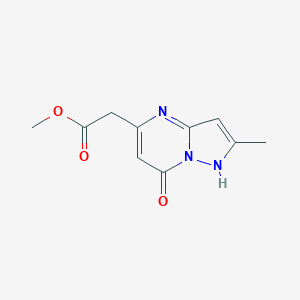 methyl 2-(7-hydroxy-2-methylpyrazolo[1,5-a]pyrimidin-5-yl)acetateͼƬ