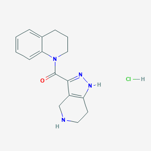 3,4-Dihydro-1(2H)-quinolinyl(4,5,6,7-tetrahydro-1H-pyrazolo[4,3-c]pyridin-3-yl)methanone HClͼƬ