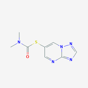 N,N-Dimethyl-1-{[1,2,4]triazolo[1,5-a]pyrimidin-6-ylsulfanyl}formamideͼƬ