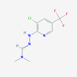 N'-[3-Chloro-5-(trifluoromethyl)-2-pyridinyl]-N,N-dimethylhydrazonoformamideͼƬ