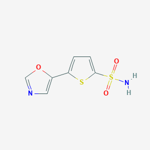 5-(1,3-Oxazol-5-yl)thiophene-2-sulfonamideͼƬ