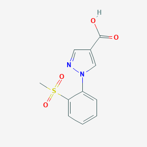 1-(2-methanesulfonylphenyl)-1H-pyrazole-4-carboxylic acidͼƬ