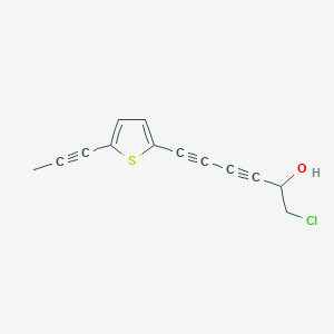 1-Chloro-6-(5-(prop-1-ynyl)thiophen-2-yl)hexa-3,5-diyn-2-olͼƬ