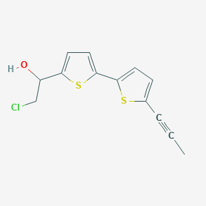 2-Chloro-1-(5'-(prop-1-ynyl)-2,2'-bithiophen-5-yl)ethanolͼƬ