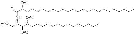 2-(2'-Hydroxytetracosanoylamino)-octadecane-1,3,4-triol tetraacetate图片