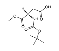 N-叔丁氧羰基-L-天门冬氨酸1-甲酯图片