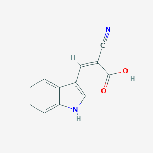 2-Cyano-3-(1H-Indol-3-yl)acrylic Acid(E And Z Isomer))ͼƬ