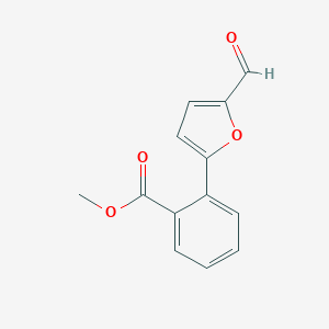 2-(5-Formyl-furan-2-yl)-benzoic acid methyl esterͼƬ