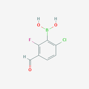 6-Chloro-2-fluoro-3-formylphenylboronic acidͼƬ