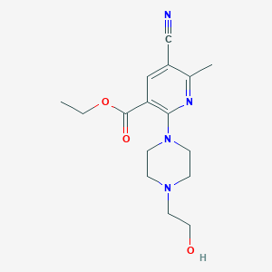 ethylcyanohydroxyethylpiperazinomethylnicotinateͼƬ